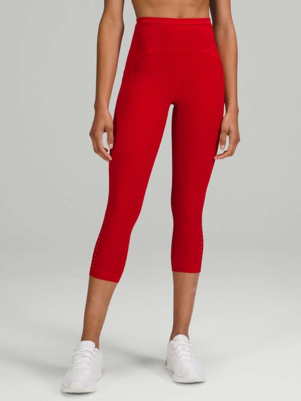 Lululemon Swift Speed High-Rise Crop 21" Dark Red Size 6